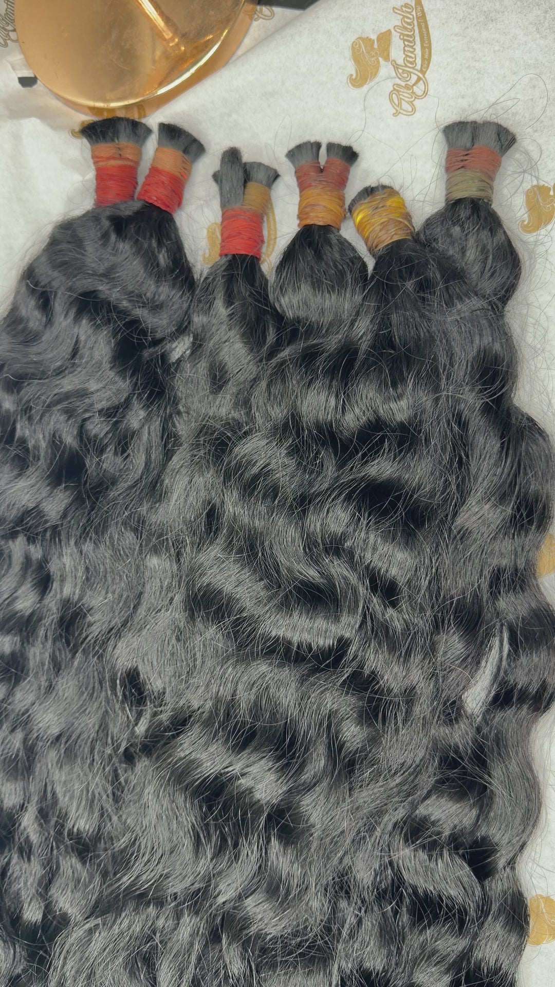 Bulk/ Braiding Hair : RAW Cambodian Curly Wave